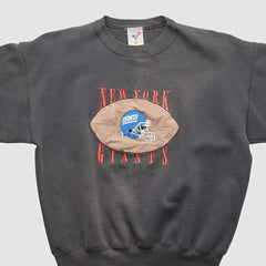 New York Giants Artex Sportswear 90s Pullover Sweatshirt Charcoal Vintage - Fanatics