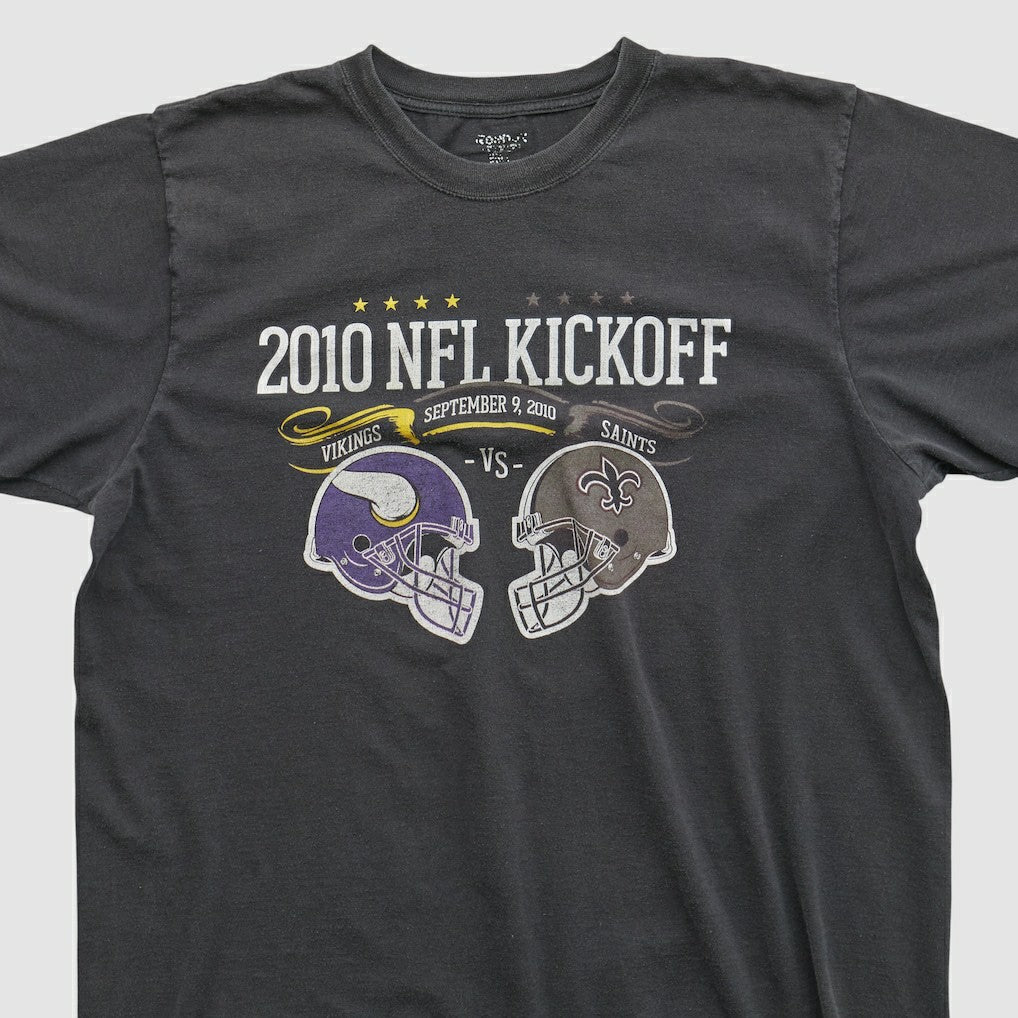 NFL Kickoff Reebok 2010 T-shirt Charcoal Vintage - Fanatics