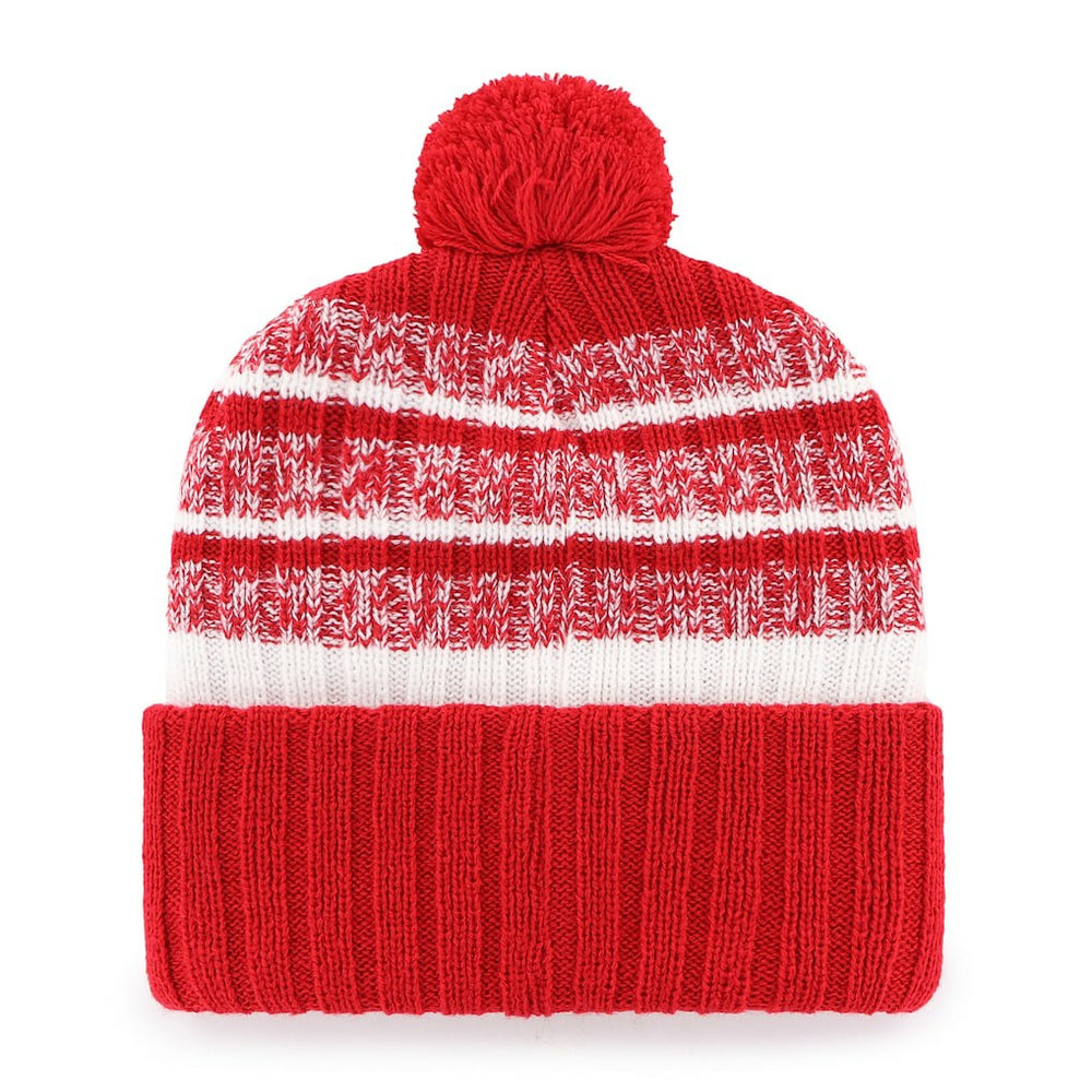 New England Patriots '47 Local Cuffed Knit Hat with Pom Red - 47 brand