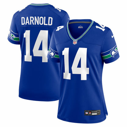 Sam Darnold Seattle Seahawks Women's Alternate Game Jersey - Royal | NFL Jerseys