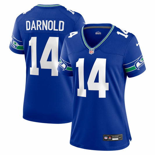 Sam Darnold Seattle Seahawks Women's Alternate Game Jersey - Royal | NFL Jerseys