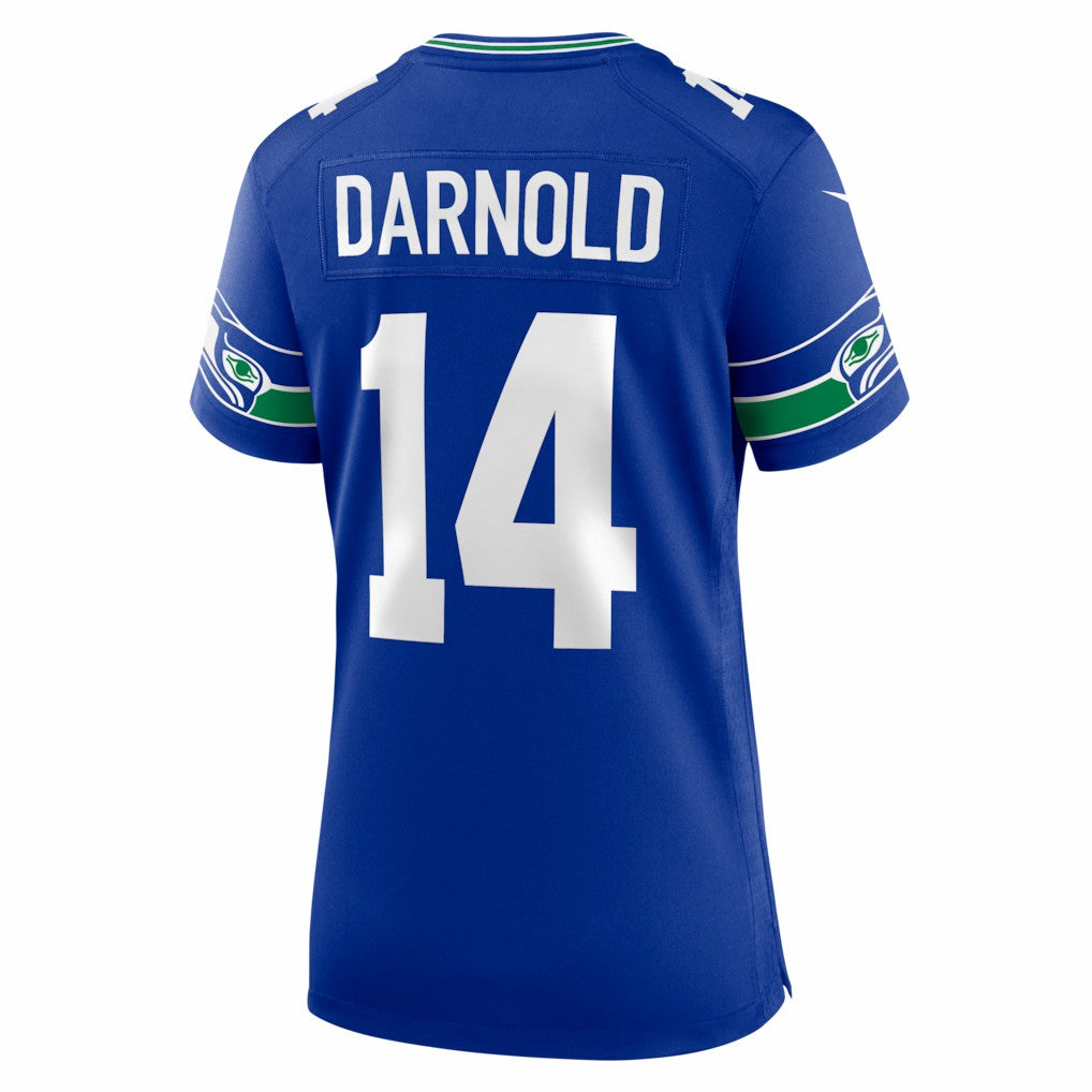 Sam Darnold Seattle Seahawks Women's Alternate Game Jersey - Royal | NFL Jerseys