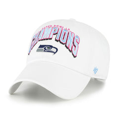 Seattle Seahawks '47 Super Bowl LX Champions Side Patch Clean Up Adjustable Hat White - NFL