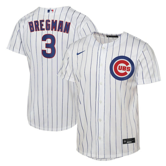 Alex Bregman Chicago Cubs Nike Youth Home Replica Jersey - White | MLB Jerseys