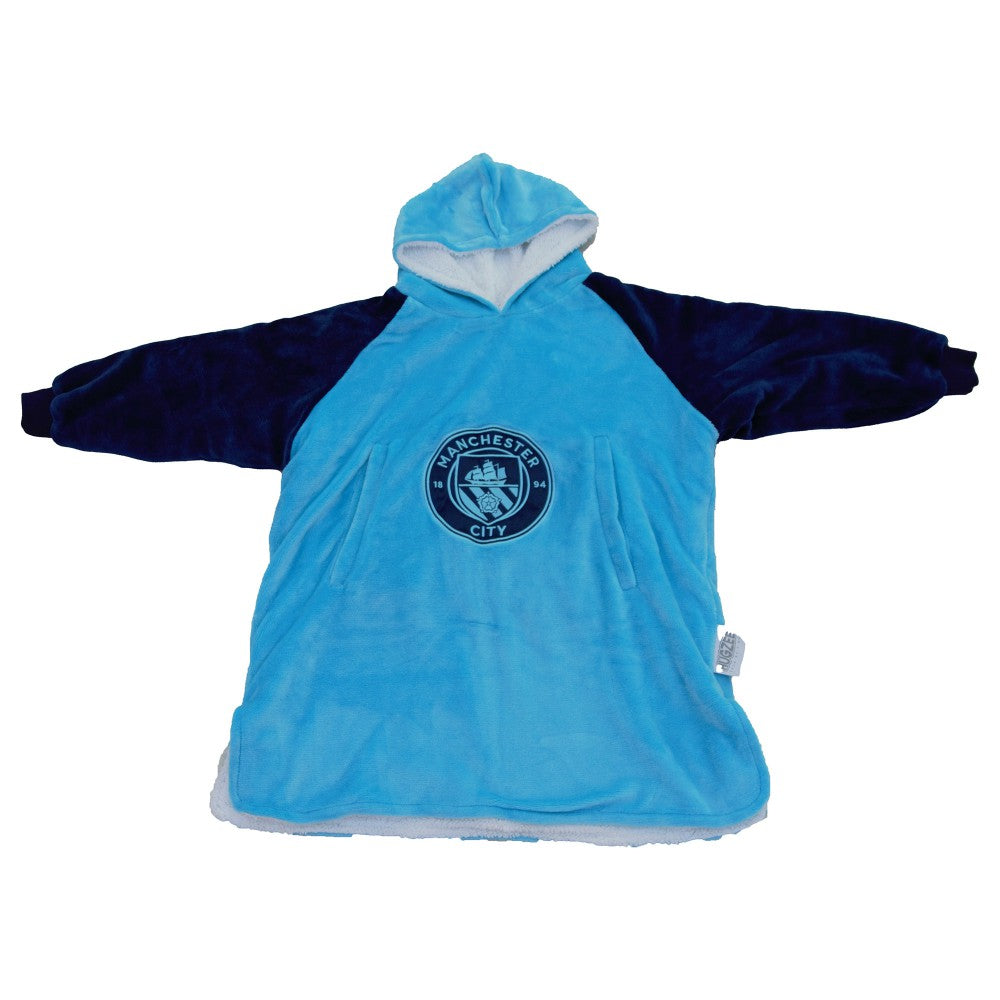 Manchester City Unisex Character World Hugzee Hoodie - Blue