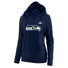 Jaxon Smith-Njigba Seattle Seahawks Women's Super Bowl LX Champions Plus Size Name & Number Fleece Hoodie College Navy - Fanatics