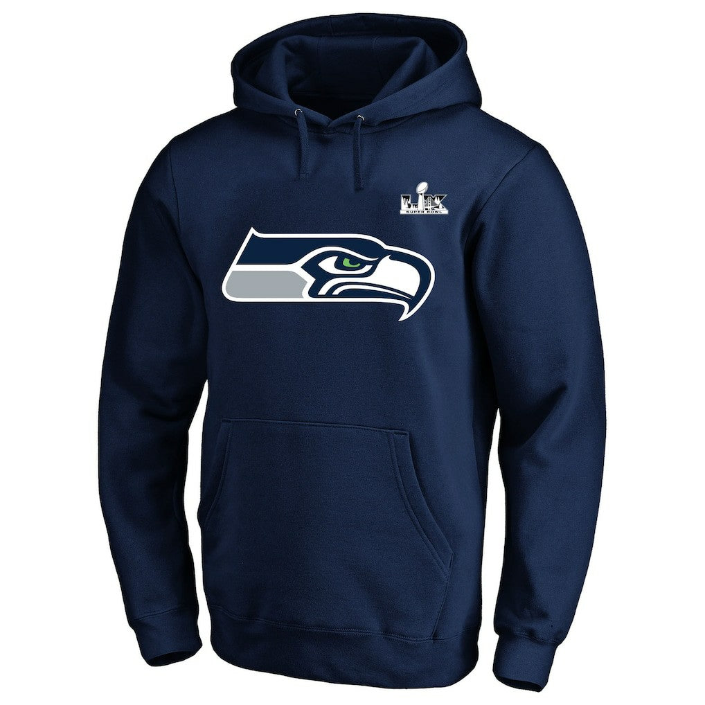 Jaxon Smith-Njigba Seattle Seahawks Super Bowl LX Champions Big & Tall Name & Number Fleece Hoodie College Navy - Fanatics