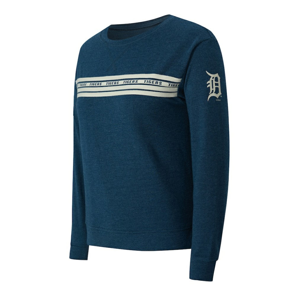 Detroit Tigers Concepts Sport Women's Birch French Terry Long Sleeve T-Shirt Sale
