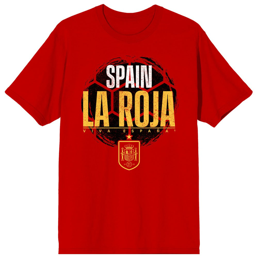 Spain National Team La Roja T-Shirts - Red