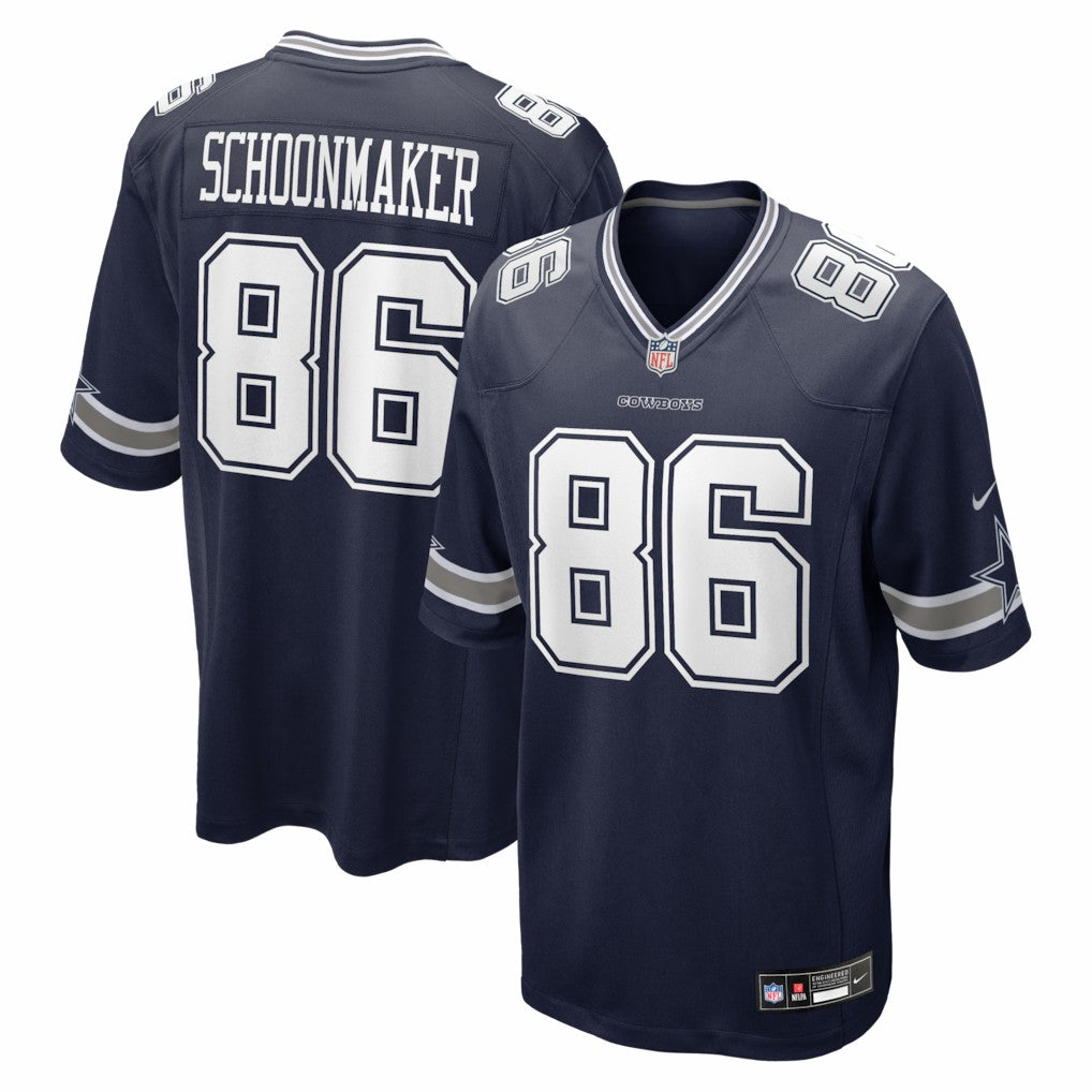 Luke Schoonmaker Dallas Cowboys Team Game Jersey - Navy | NFL Jerseys