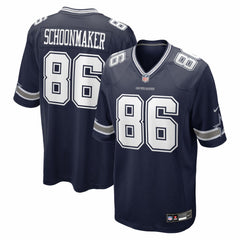 Luke Schoonmaker Dallas Cowboys Team Game Jersey Navy - Nike