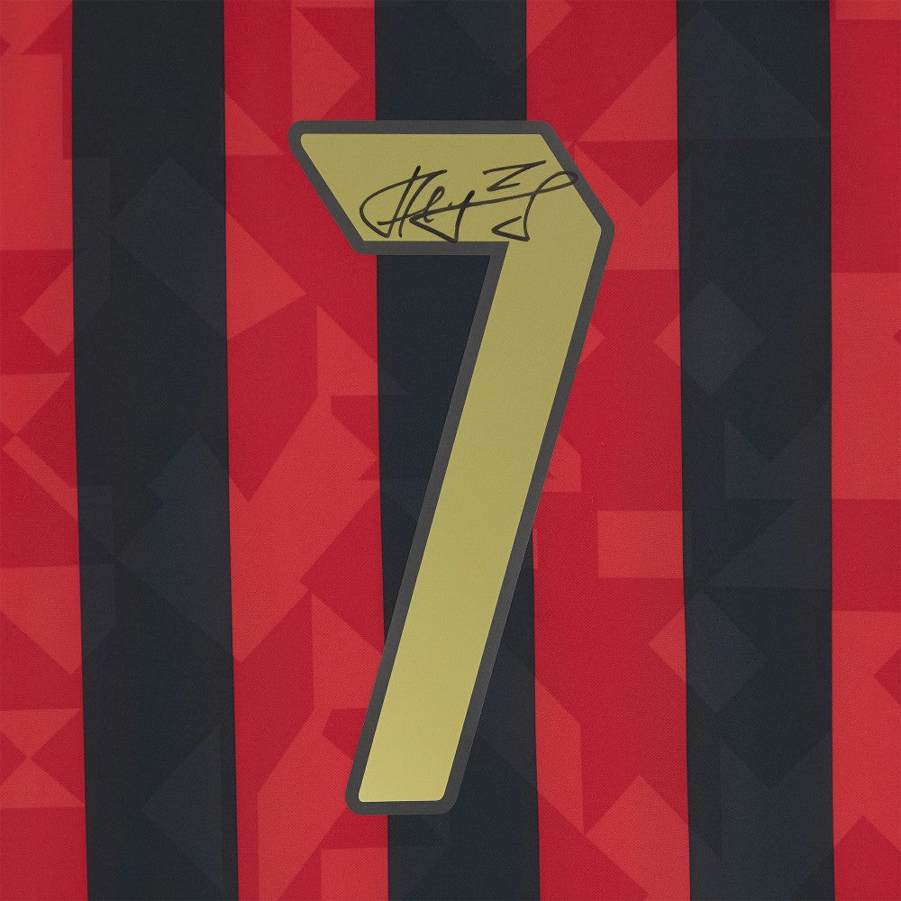 Andriy Shevchenko AC Milan Autographed 1994 Red/Black Home Jerseys - Icons