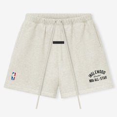 NBA - Fear of God Unisex 2026 NBA All-Star Game x Inglewood Classic Sweat Shorts - Heather Gray