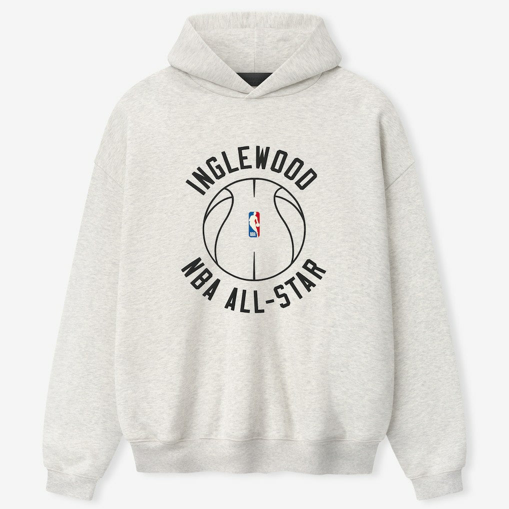 NBA - Fear of God Unisex 2026 NBA All-Star Game x Inglewood 90's Hoodie - Heather Gray