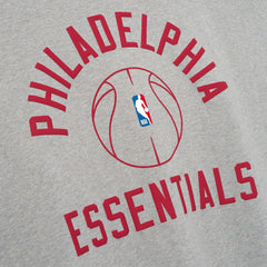 NBA - Philadelphia 76ers Fear of God x Barkley L. Hendricks Unisex 90's T-Shirt - Heather Gray