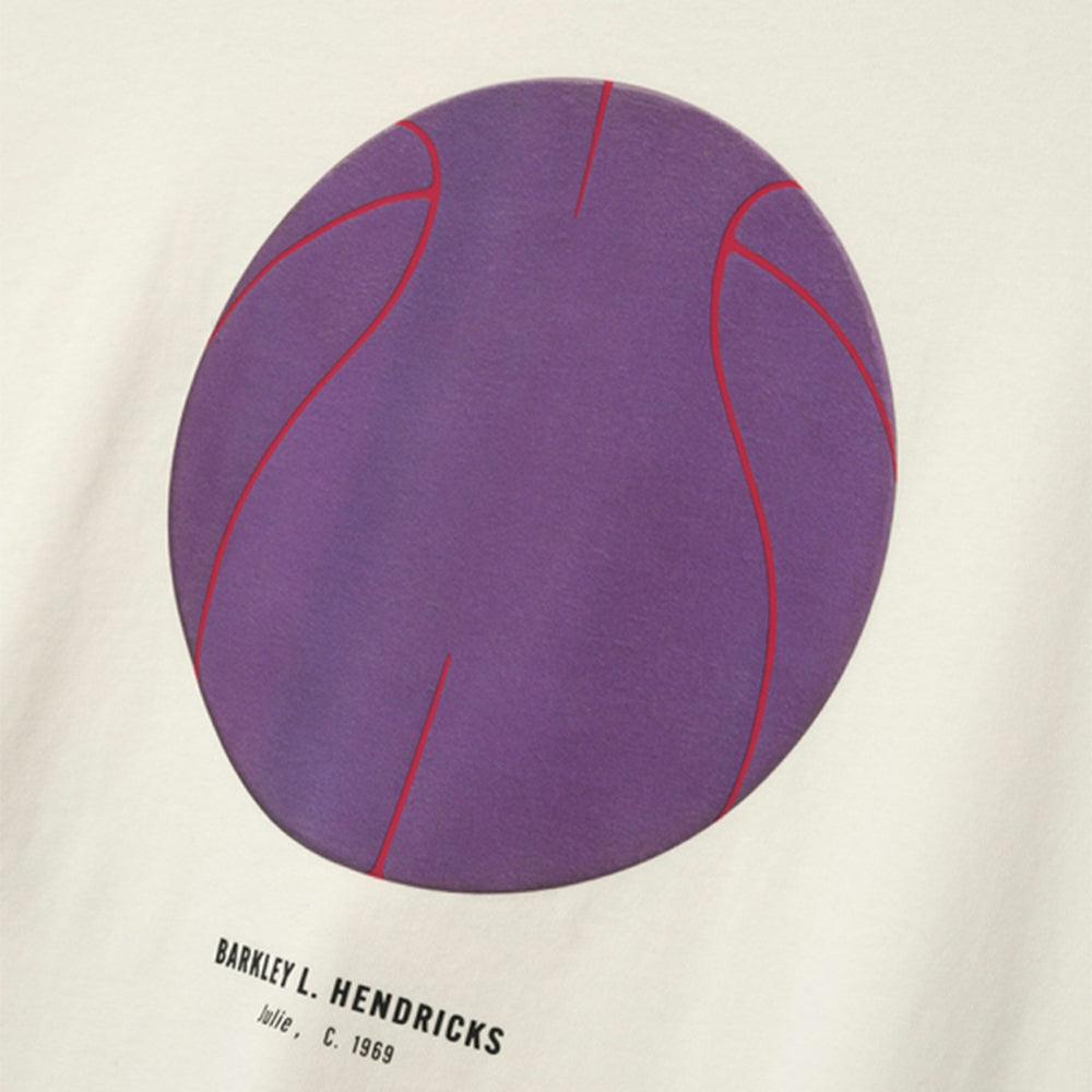 NBA - Los Angeles Lakers Fear of God x Barkley L. Hendricks Unisex 90's T-Shirt - Cream