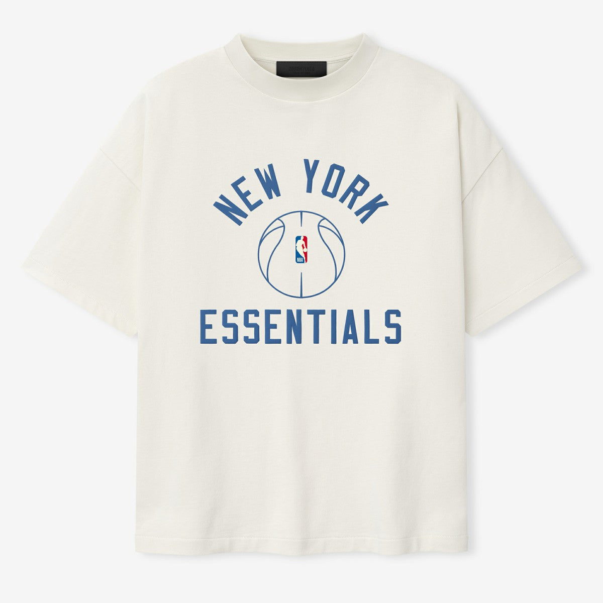NBA - New York Knicks Fear of God x Barkley L. Hendricks Unisex 90's T-Shirt - Cream