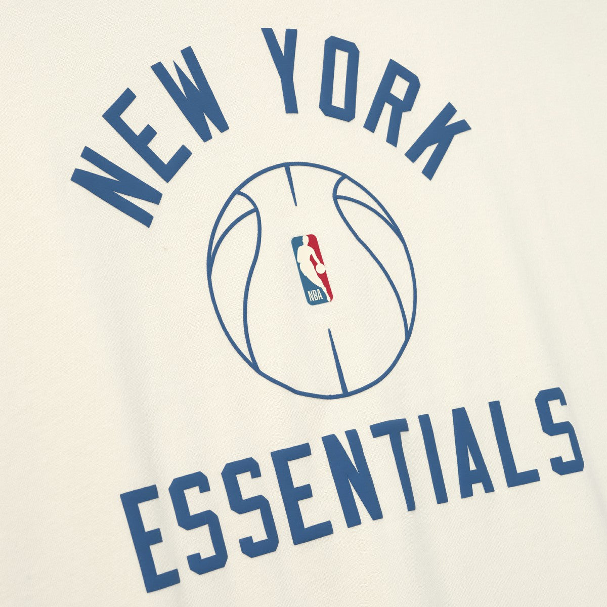 NBA - New York Knicks Fear of God x Barkley L. Hendricks Unisex 90's T-Shirt - Cream