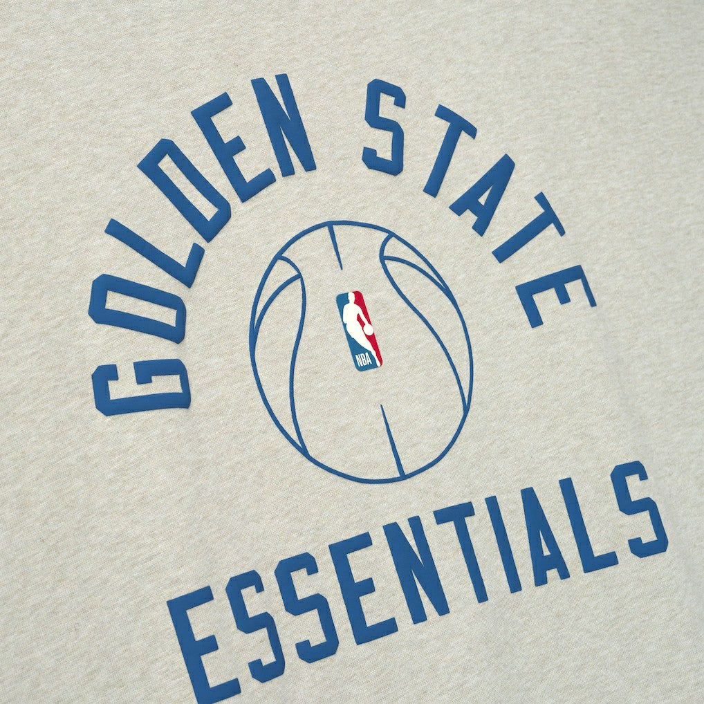 NBA - Golden State Warriors Fear of God x Barkley L. Hendricks Unisex 90's T-Shirt - Heather Gray