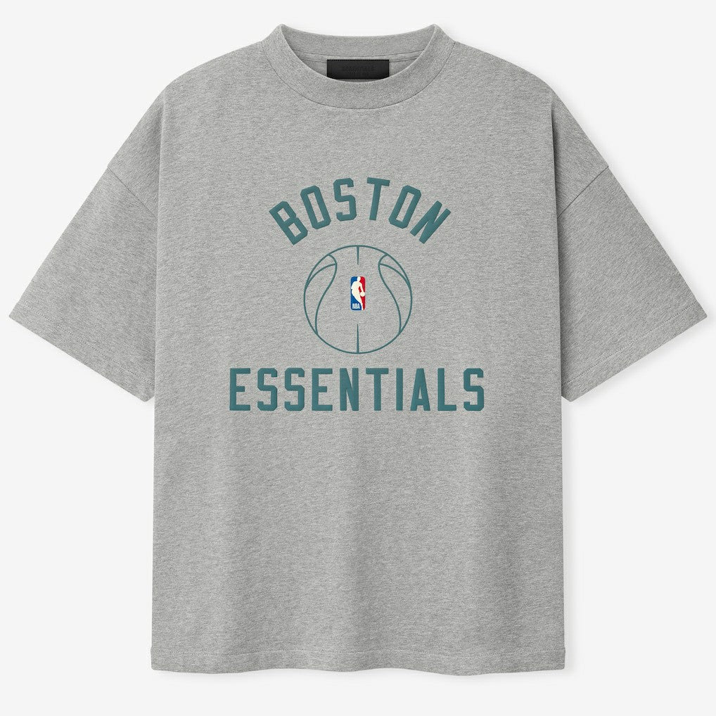 NBA - Boston Celtics Fear of God x Barkley L. Hendricks Unisex 90's T-Shirt - Heather Gray