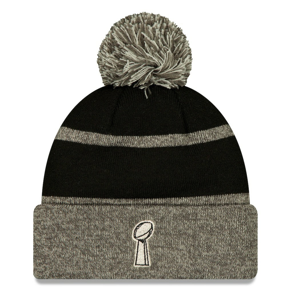 Seattle Seahawks New Era Super Bowl LX Champions Parade Cuffed Knit Hat with Pom Black - NFL