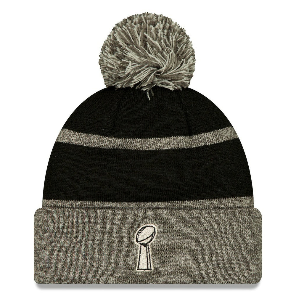 Seattle Seahawks New Era Super Bowl LX Champions Parade Cuffed Knit Hat with Pom Black - NFL