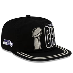 Seattle Seahawks New Era Super Bowl LX Champions Parade 19TWENTY Adjustable Hat Black - NFL