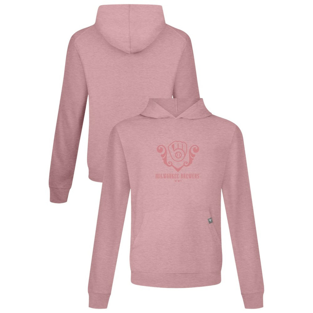 Milwaukee Brewers Levelwear Bridal Rose Relay Pullover Hoodie Sale
