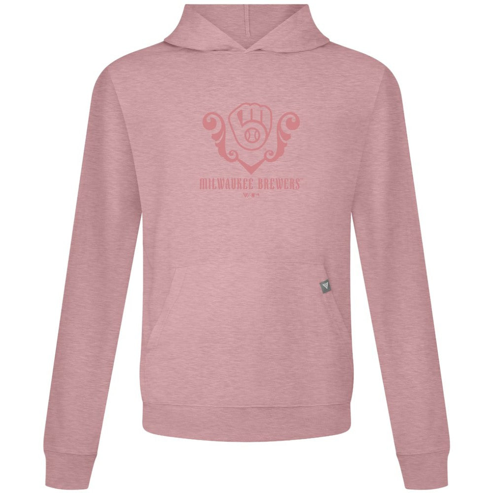 Milwaukee Brewers Levelwear Bridal Rose Relay Pullover Hoodie Sale
