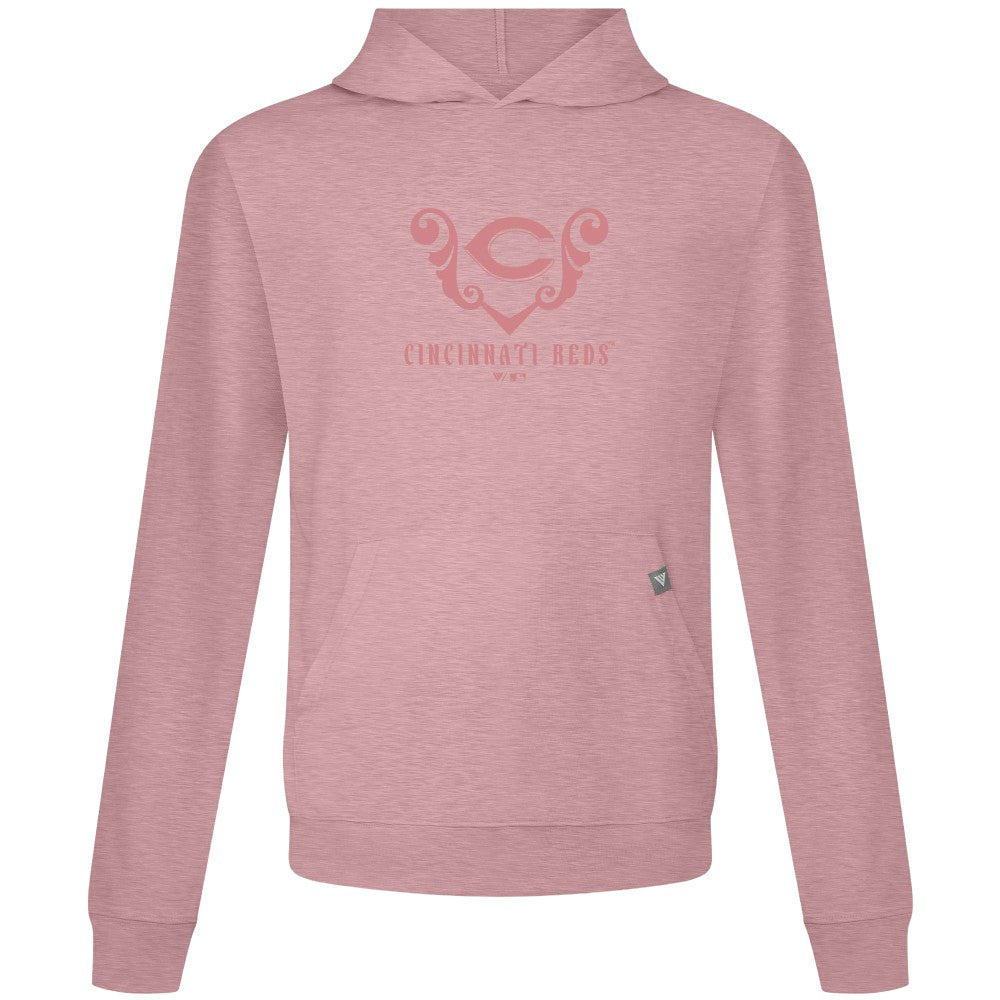 Cincinnati Reds Levelwear Bridal Rose Relay Pullover Hoodie Lifestyle