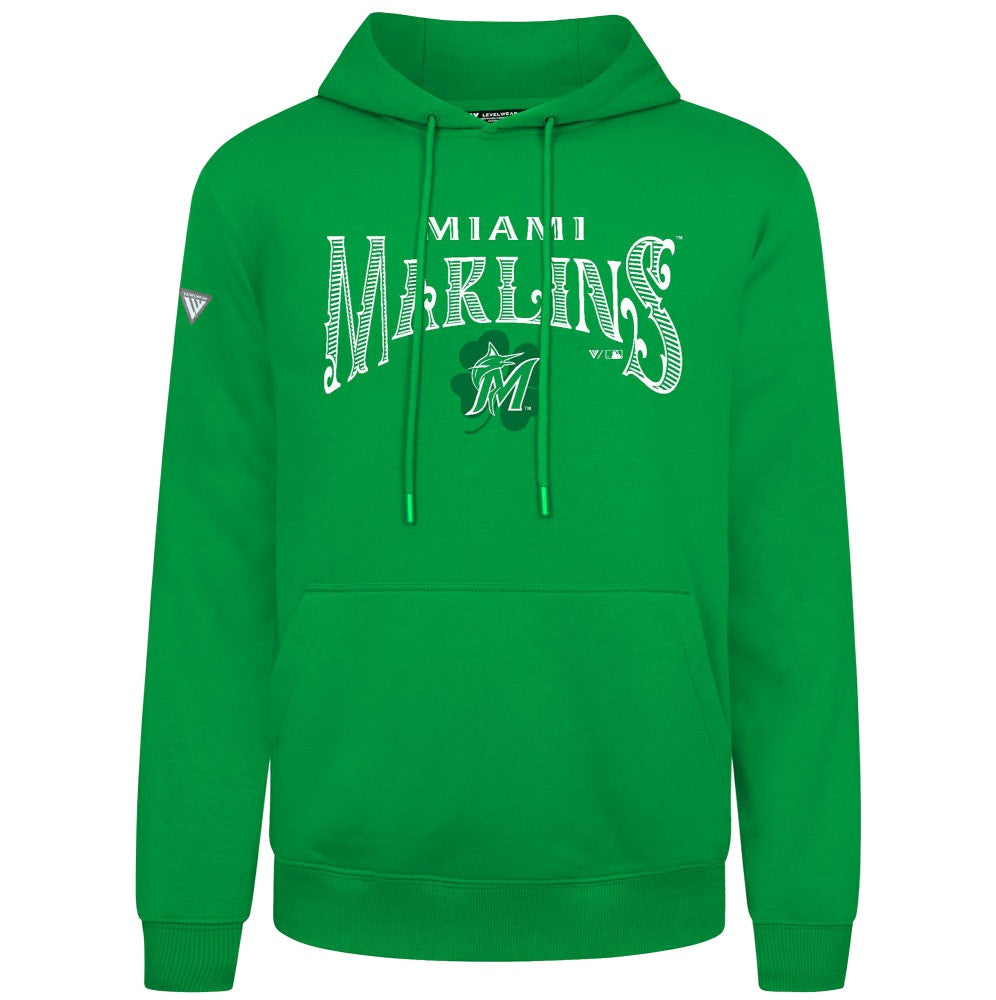 Miami Marlins Levelwear St. Patrick's Day Podium Hoodie for sale