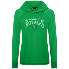Kansas City Royals Levelwear Women's St. Patrick's Day Slender Raglan Hoodie On Sale
