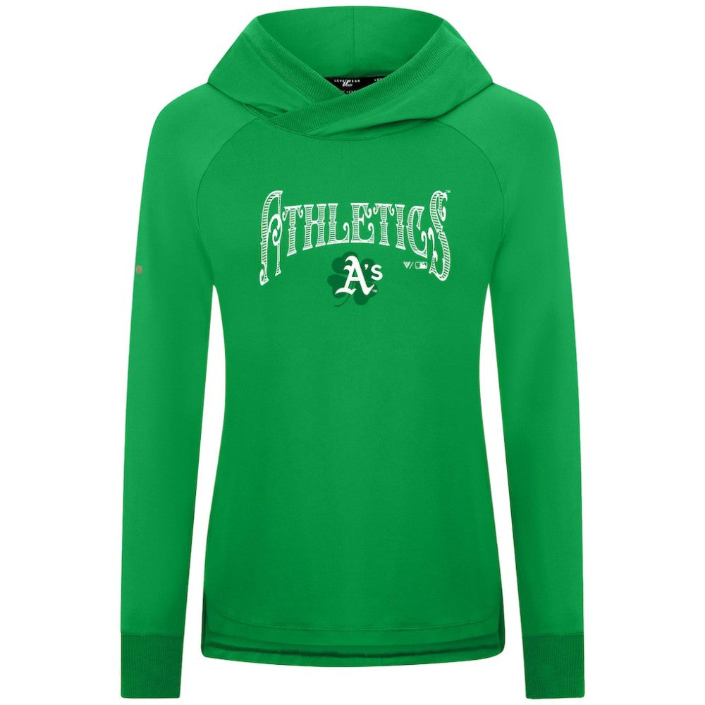 Athletics Levelwear Women's St. Patrick's Day Slender Raglan Hoodie for sale