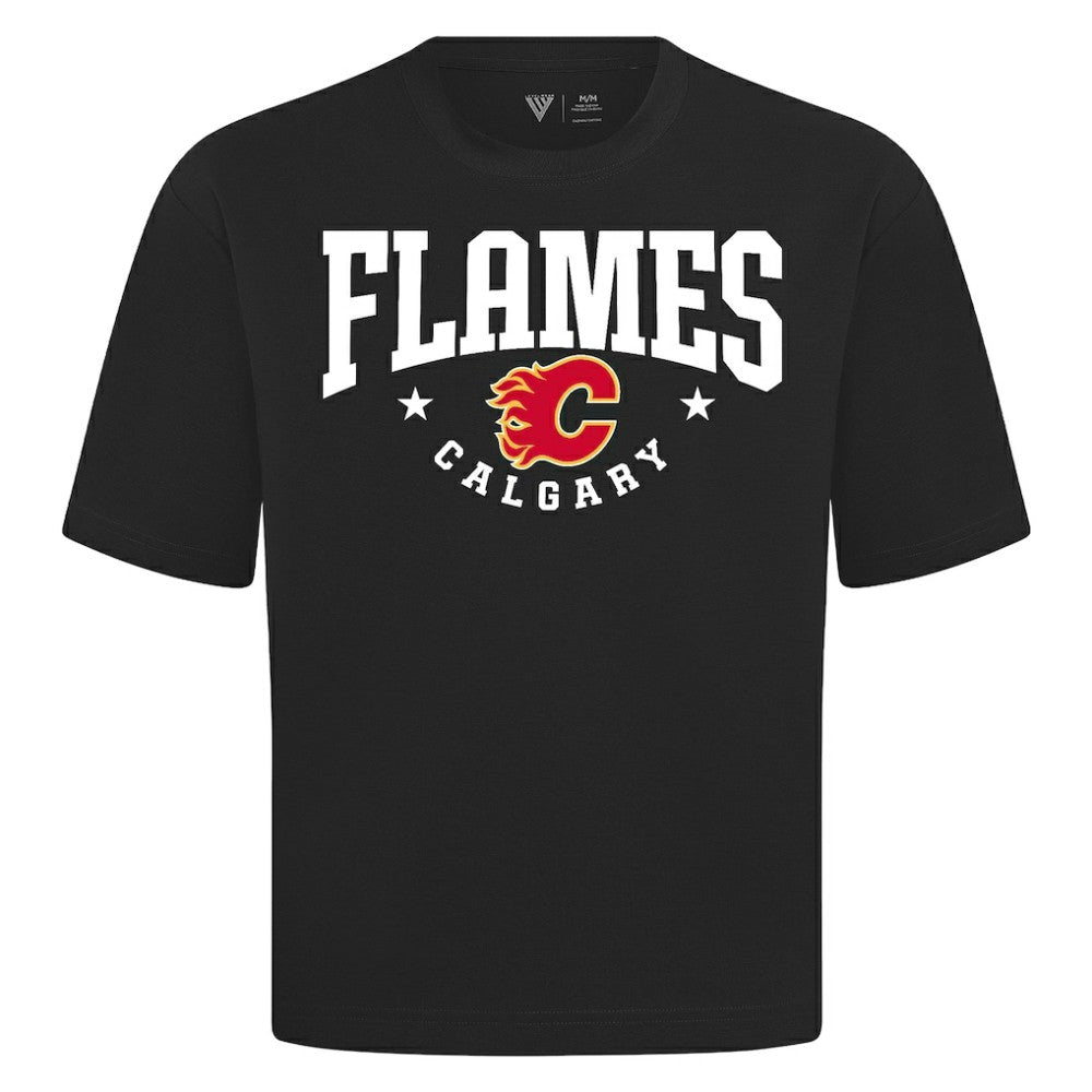 Calgary Flames - Levelwear Luxe Signature Knit T-Shirt Black