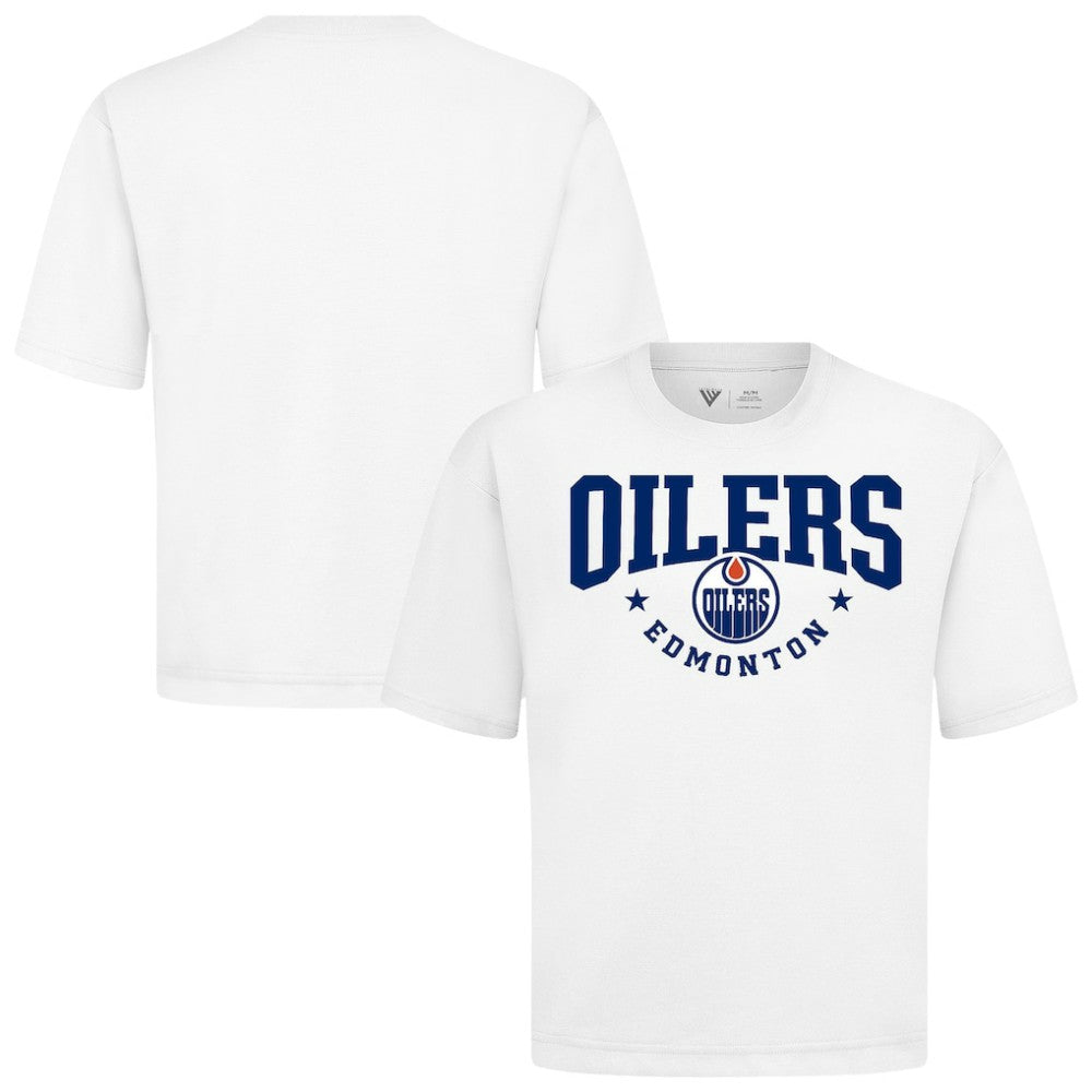 Edmonton Oilers - Levelwear Luxe Signature Knit T-Shirt White