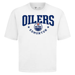 Edmonton Oilers - Levelwear Luxe Signature Knit T-Shirt White