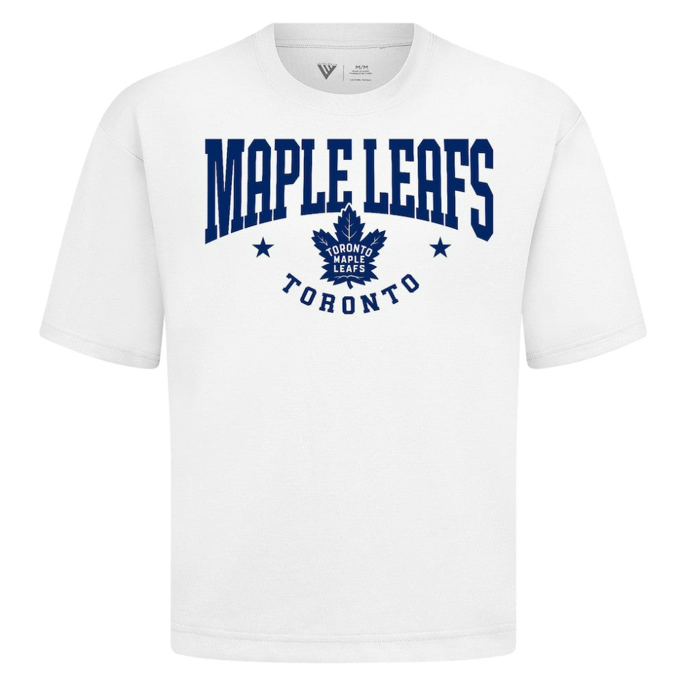 Toronto Maple Leafs - Levelwear Luxe Signature Knit T-Shirt White
