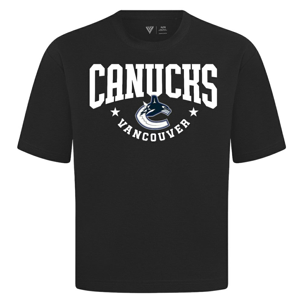 Vancouver Canucks - Levelwear Luxe Signature Knit T-Shirt Black