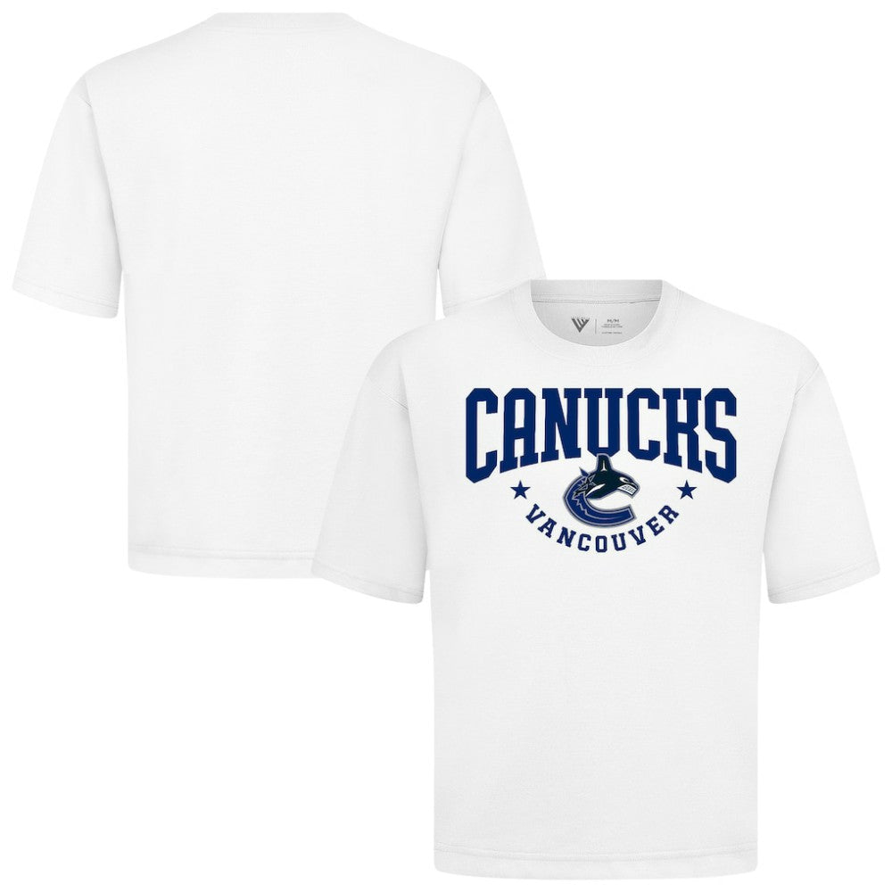 Vancouver Canucks - Levelwear Luxe Signature Knit T-Shirt White