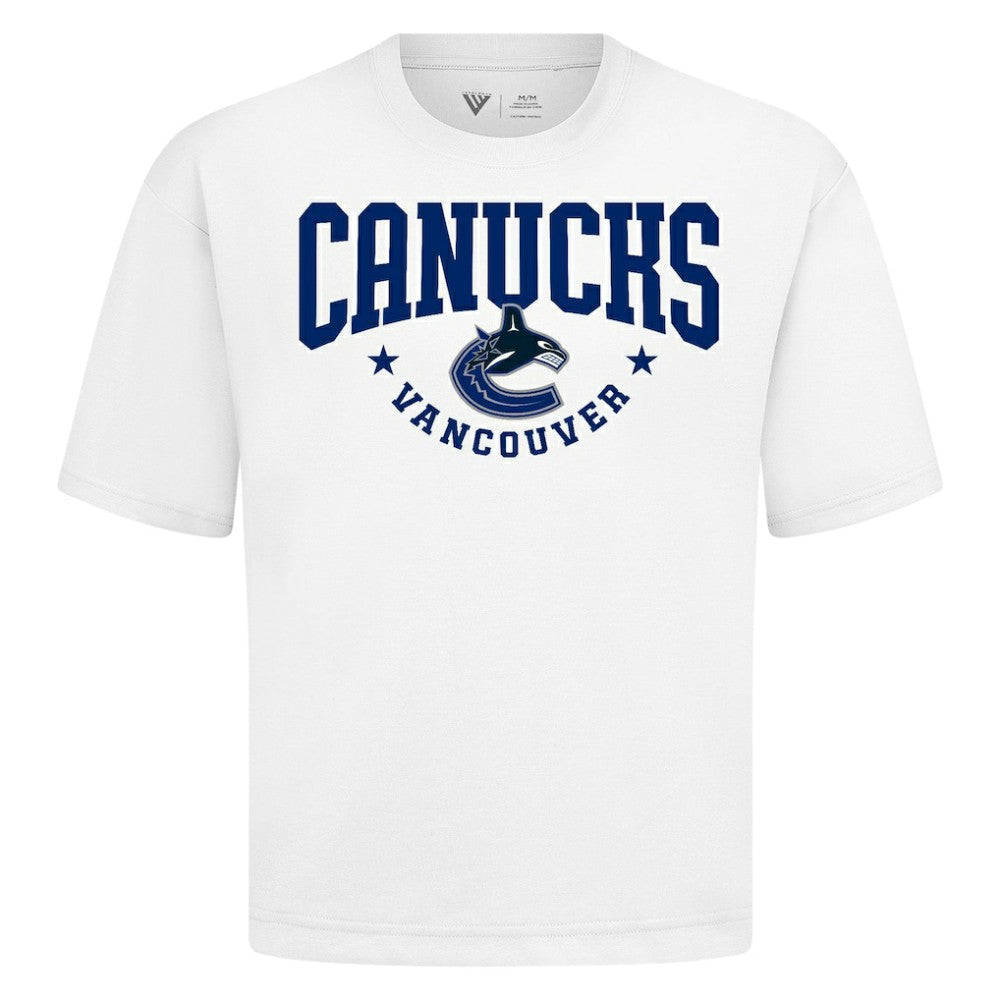 Vancouver Canucks - Levelwear Luxe Signature Knit T-Shirt White