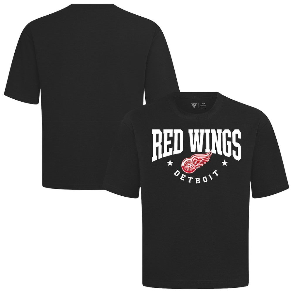 Detroit Red Wings - Levelwear Luxe Signature Knit T-Shirt Black