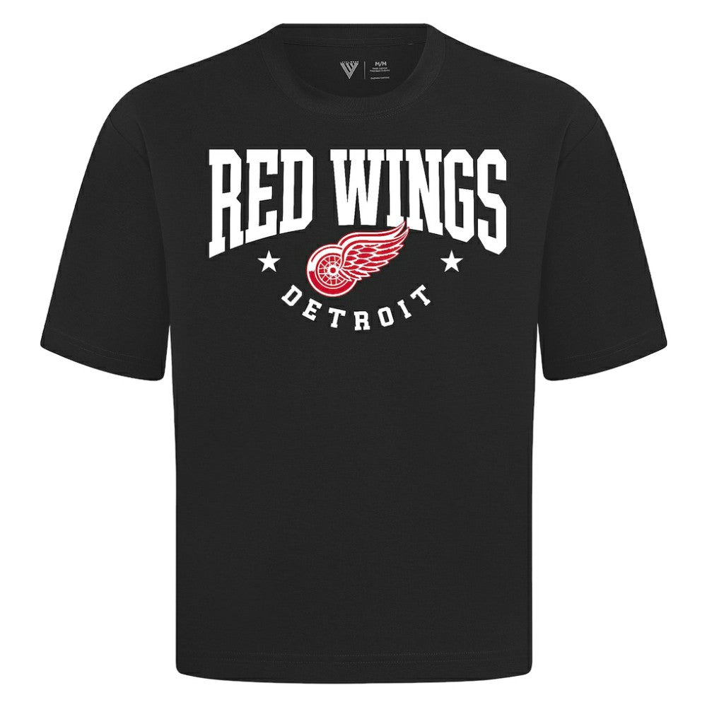 Detroit Red Wings - Levelwear Luxe Signature Knit T-Shirt Black