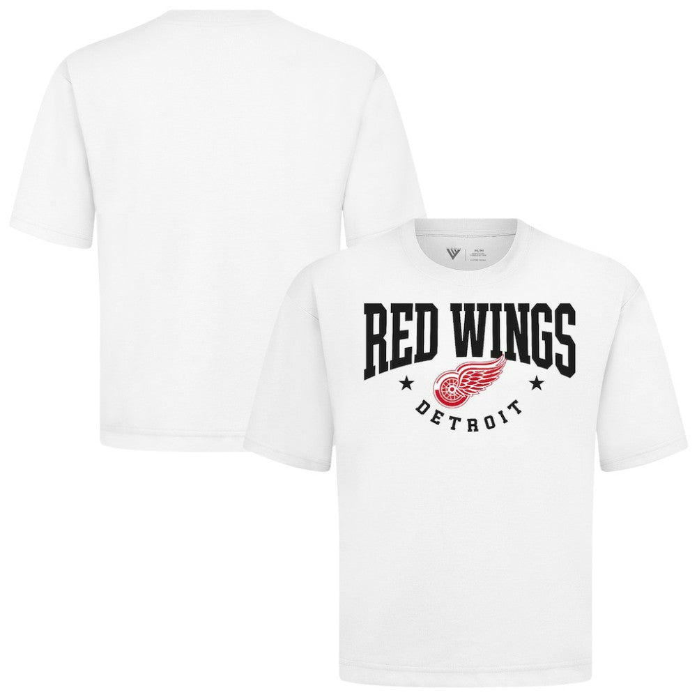 Detroit Red Wings - Levelwear Luxe Signature Knit T-Shirt White