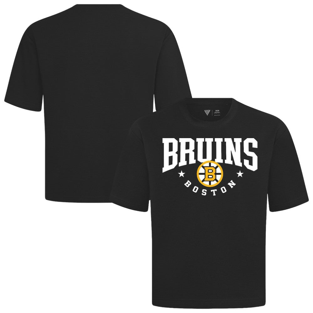 Boston Bruins Levelwear Luxe Signature Knit T-Shirt Black