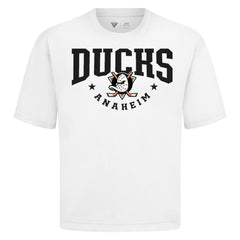 Anaheim Ducks - Levelwear Luxe Signature Knit T-Shirt White