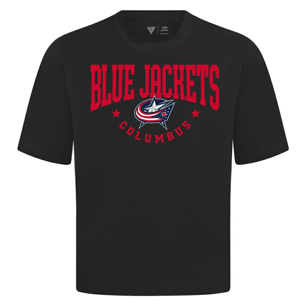 Columbus Blue Jackets - Levelwear Luxe Signature Knit T-Shirt Black