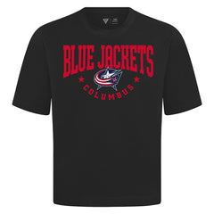 Columbus Blue Jackets - Levelwear Luxe Signature Knit T-Shirt Black