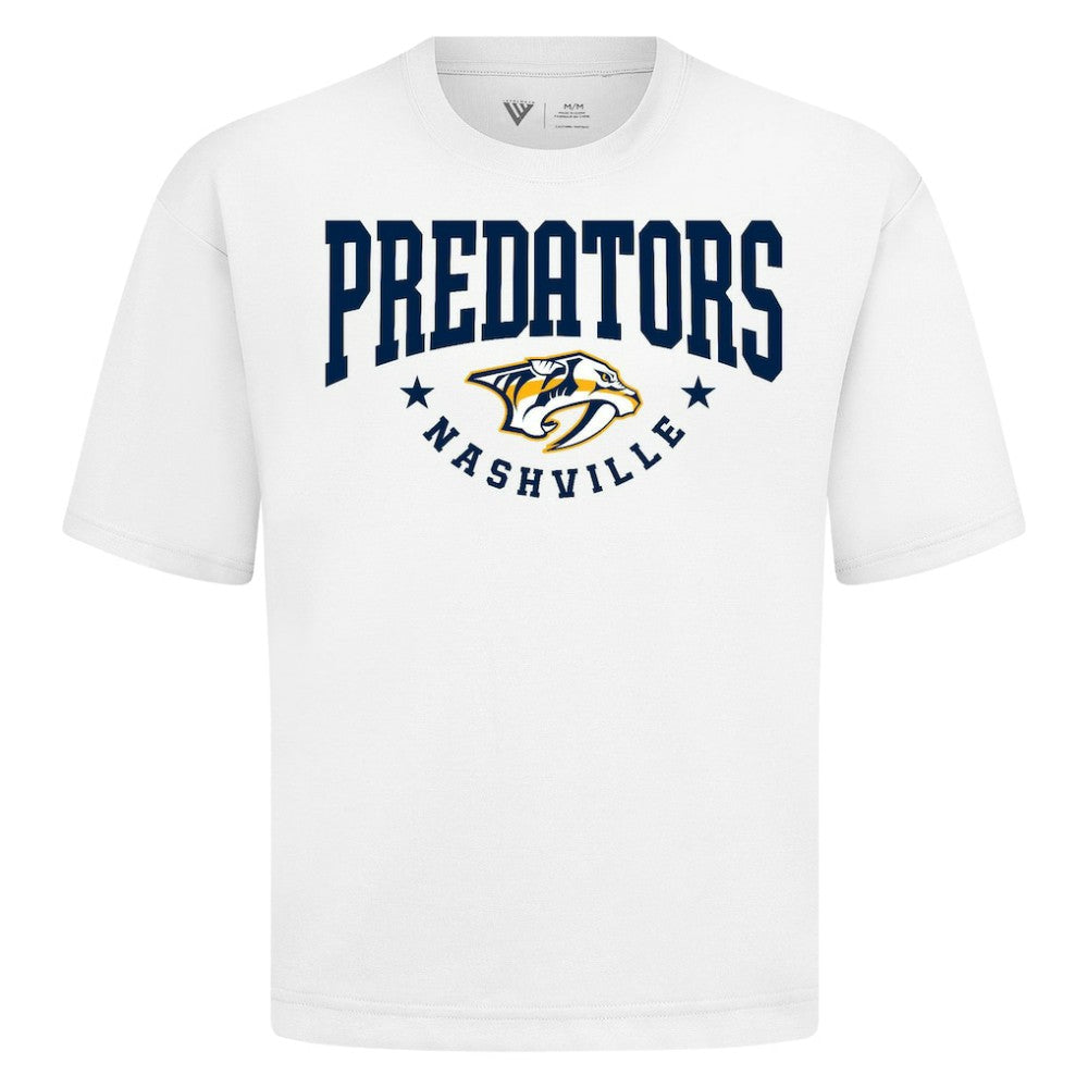 Nashville Predators - Levelwear Luxe Signature Knit T-Shirt White