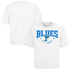 St. Louis Blues - Levelwear Luxe Signature Knit T-Shirt White