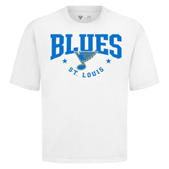 St. Louis Blues - Levelwear Luxe Signature Knit T-Shirt White
